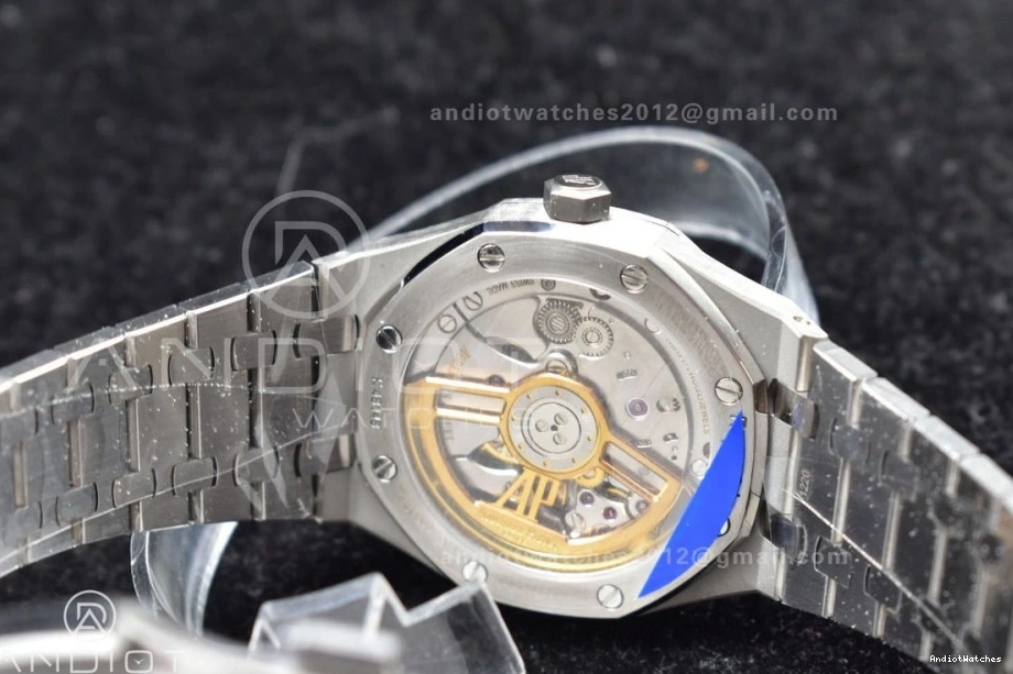 Bracelet Oak 445 APSF SS 41mm on Blue 15500 Edition Royal Textured Clone A4302 Best Dial SS Lightweight Super 1:1 0804